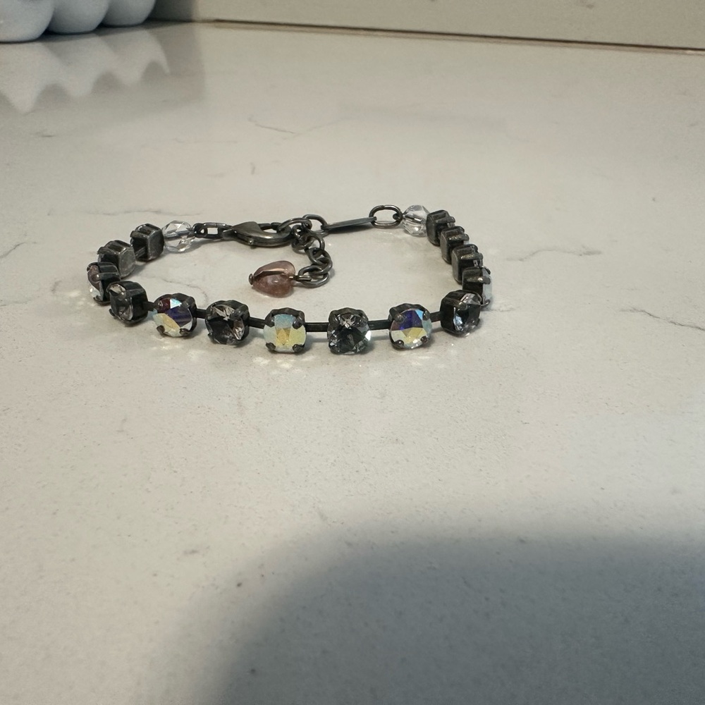 Sabika Clear/Silver Bracelet
